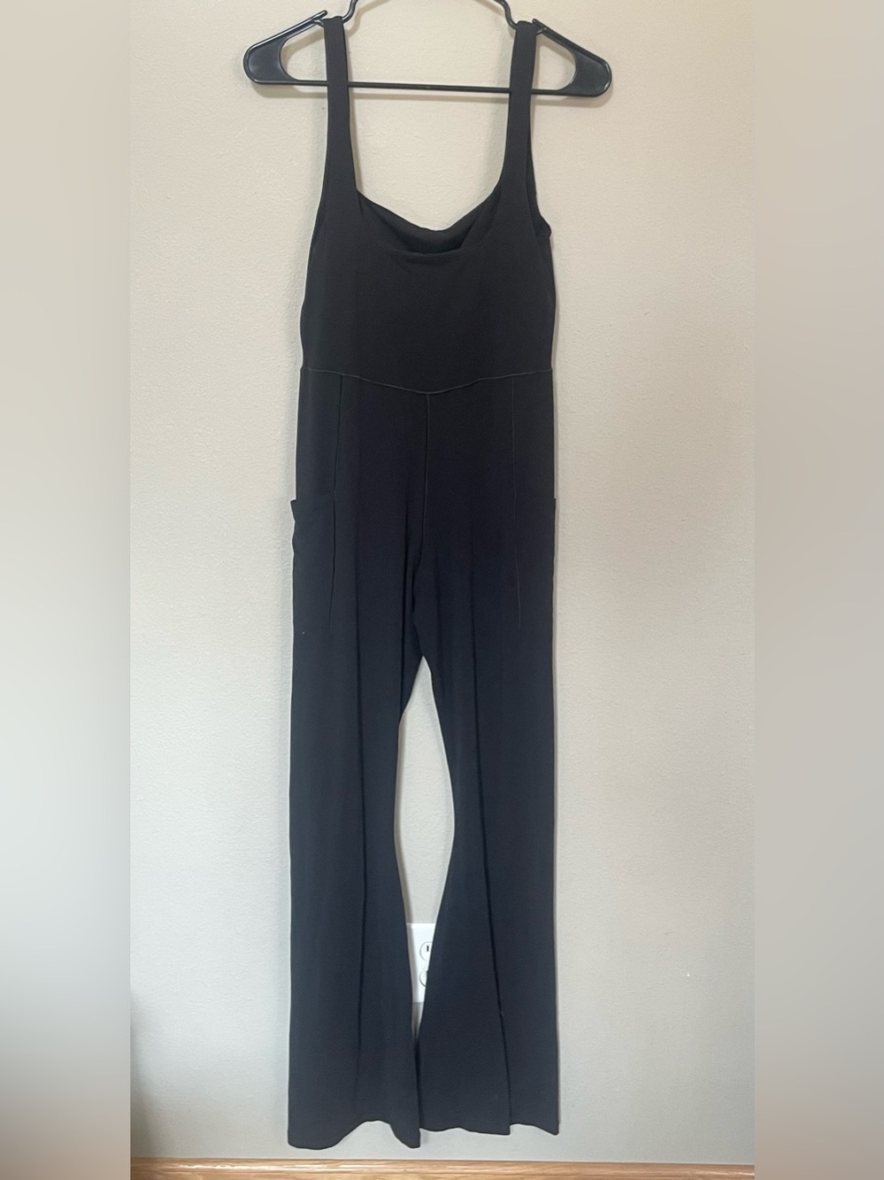 Aerie Offline Size L Women’s Black Sleeveless Jumpsuit - Picture 1 of 7